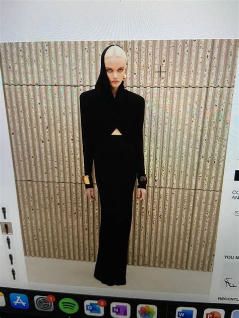 ysl cut out dress dupe